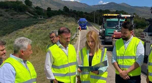 La Diputación mejora la carretera de acceso de la costa al Valle del Genal con una inversión de 543.000 euros