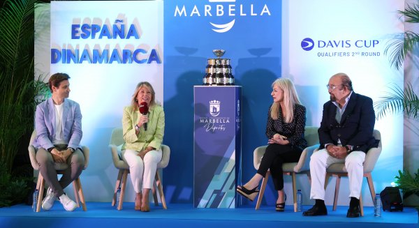 Del Cid destaca que “Marbella es un talismán para la Copa Davis” durante la presentación de este torneo que albergará la ciudad el 13 y 14 de septiembre