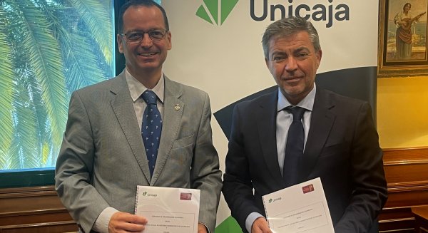 Unicaja ofrece financiación y servicios en condiciones ventajosas a los gestores administrativos colegiados de Málaga