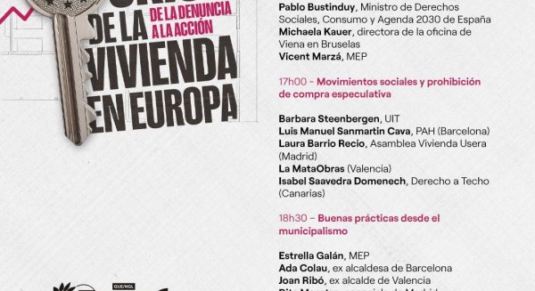 Morillas trasladará al Parlamento Europeo la 'crisis de vivienda que sufre Málaga' en un acto junto a Ada Colau y activistas por el derecho a la vivienda
