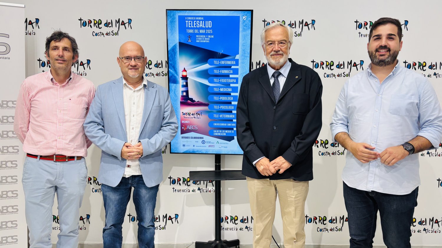 Torre del Mar, sede del II Congreso Mundial de Telesalud organizado por la Asociación Española de Comunicación Sanitaria