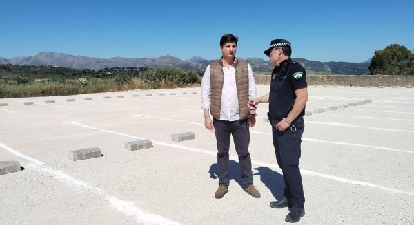 Ronda finaliza la puesta en valor del aparcamiento de la calle Prado con 160 nuevas plazas de estacionamiento