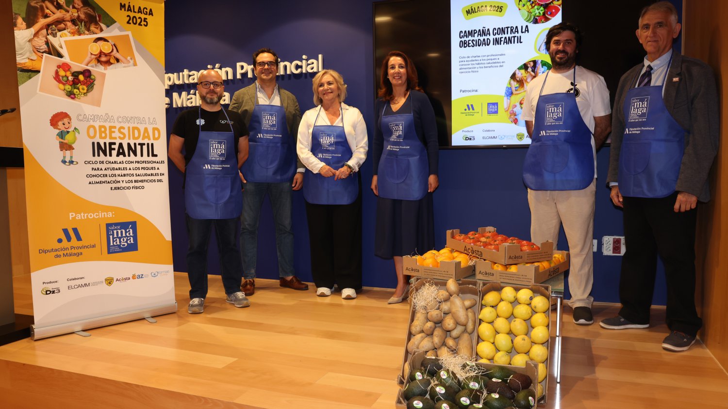 Unos 500 escolares participan en una campaña de Sabor a Málaga sobre hábitos saludables para prevenir la obesidad infantil