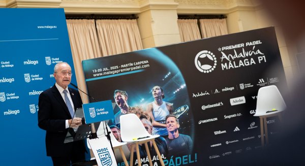 El Andalucía Málaga Premier Padel P1 presenta el torneo en el corazón de la ciudad