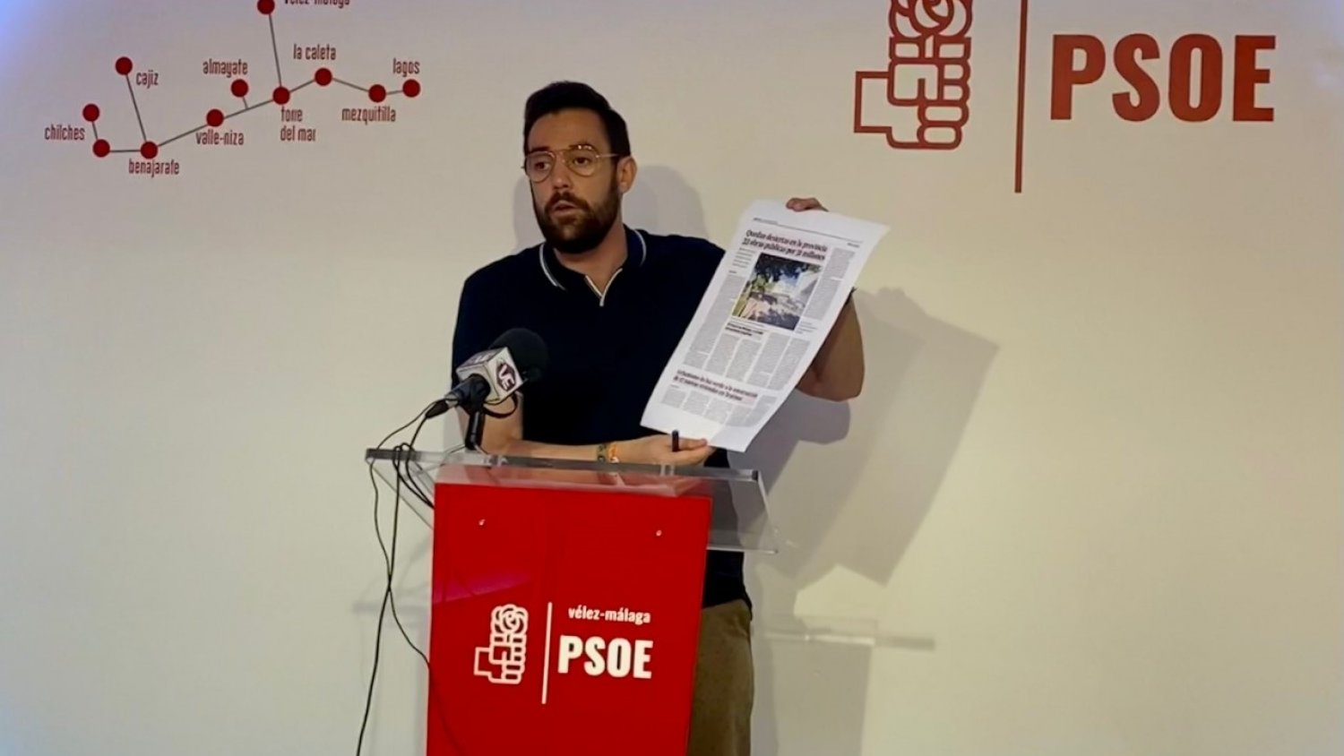 PSOE califica de “lamentable” que el PP achaque a Vélez-Málaga “un problema global con las adjudicaciones de obras”