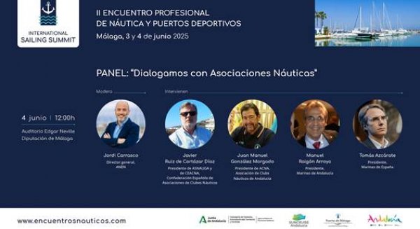 Marinas de Andalucía refuerza su presencia institucional en el II International Sailing Summit Málaga