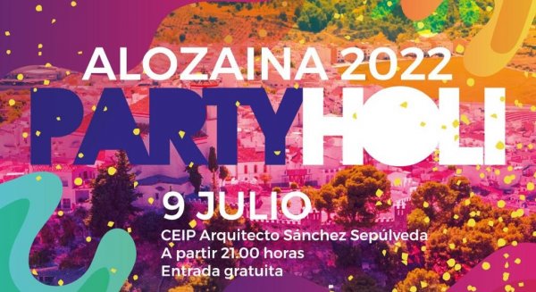 Alozaina anuncia la celebración de la primera Party Holi de su historia