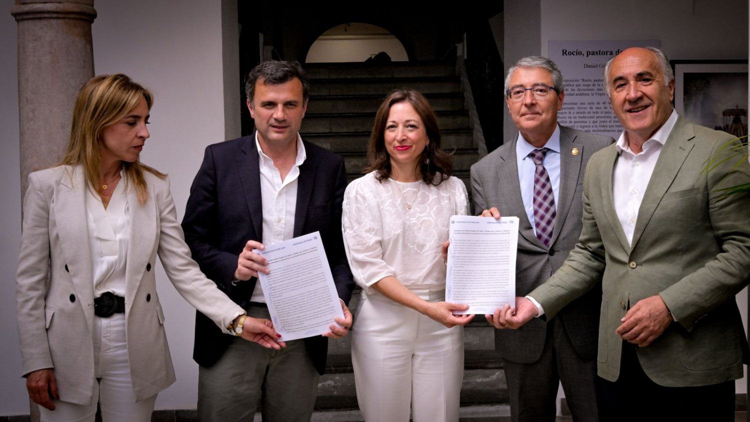 El PP de Málaga y Cádiz firman un manifiesto para reclamar al Gobierno inversiones estratégicas y prioritarias en la Costa del Sol y en el Campo de Gibraltar