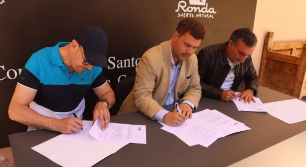 Turismo de Ronda y la Federación Andaluza de Espeleología acuerdan que sus deportistas puedan acceder gratis al Desfiladero del Tajo