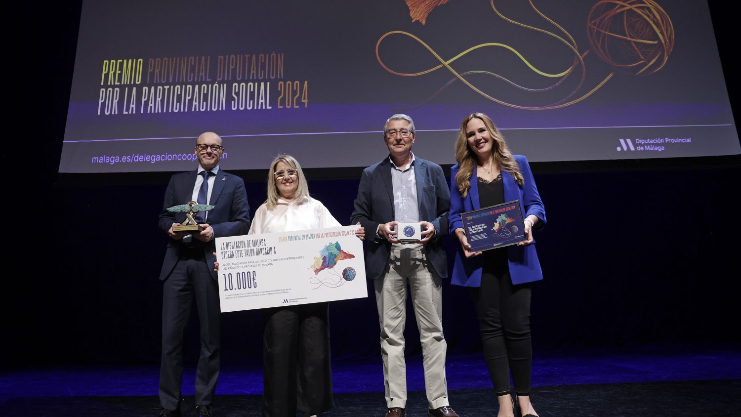 La asociación Alcer, ganadora del Premio Provincial por la Participación Social de la Diputación