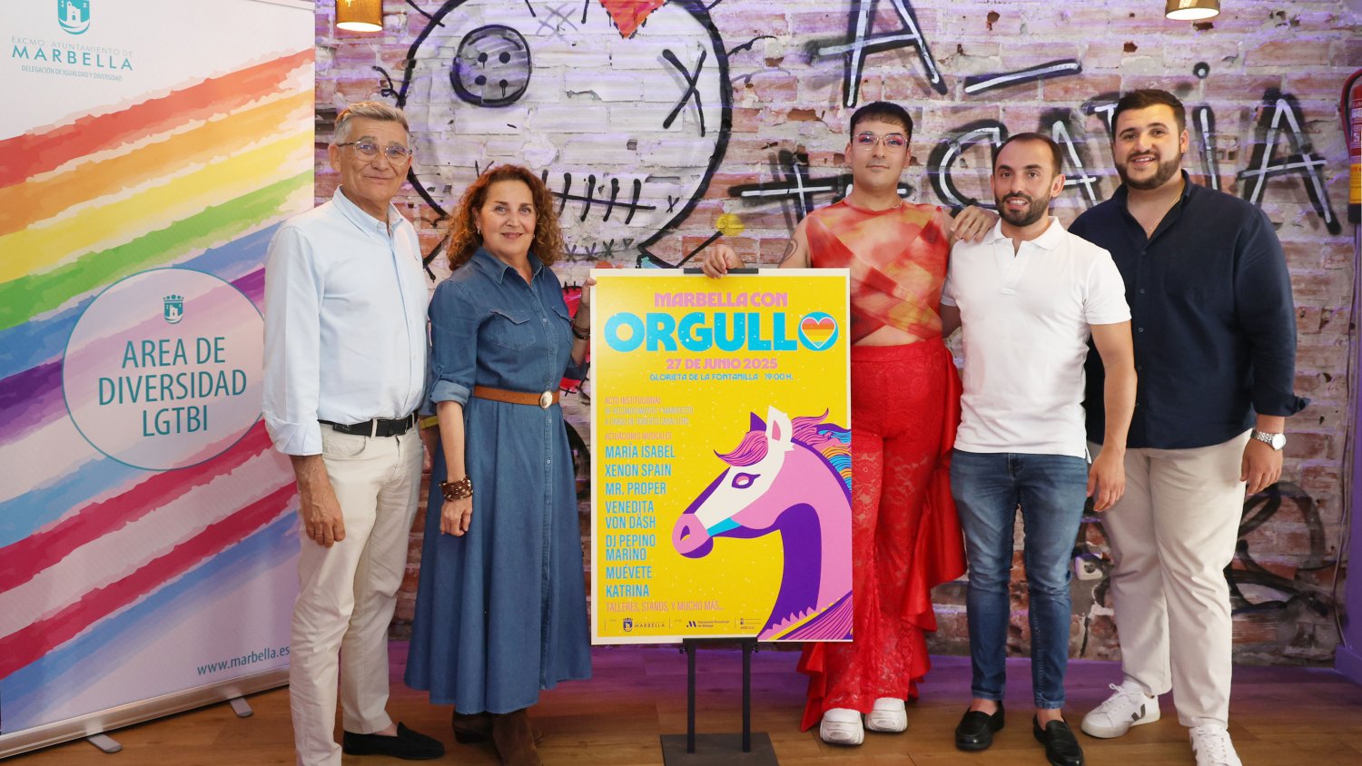 Marbella conmemorará el Día del Orgullo LGTBI el próximo 27 de junio en la Glorieta de la Fontanilla