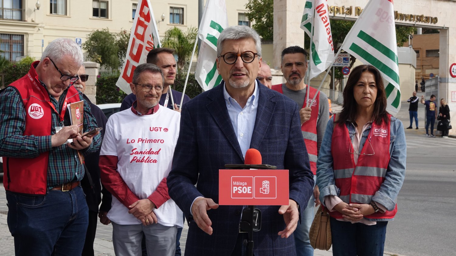 Josele Aguilar: 'El colapso en el Clínico se debe al abandono en el que tiene Moreno Bonilla a la sanidad pública andaluza'