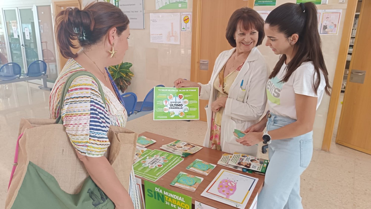 El Distrito Sanitario Málaga-Valle del Guadalhorce participa un año más en la Semana sin Humo