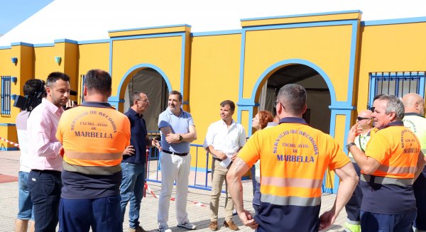 Marbella pone en marcha un dispositivo especial de limpieza para la Feria de San Bernabé que contará con más de un centenar de efectivos