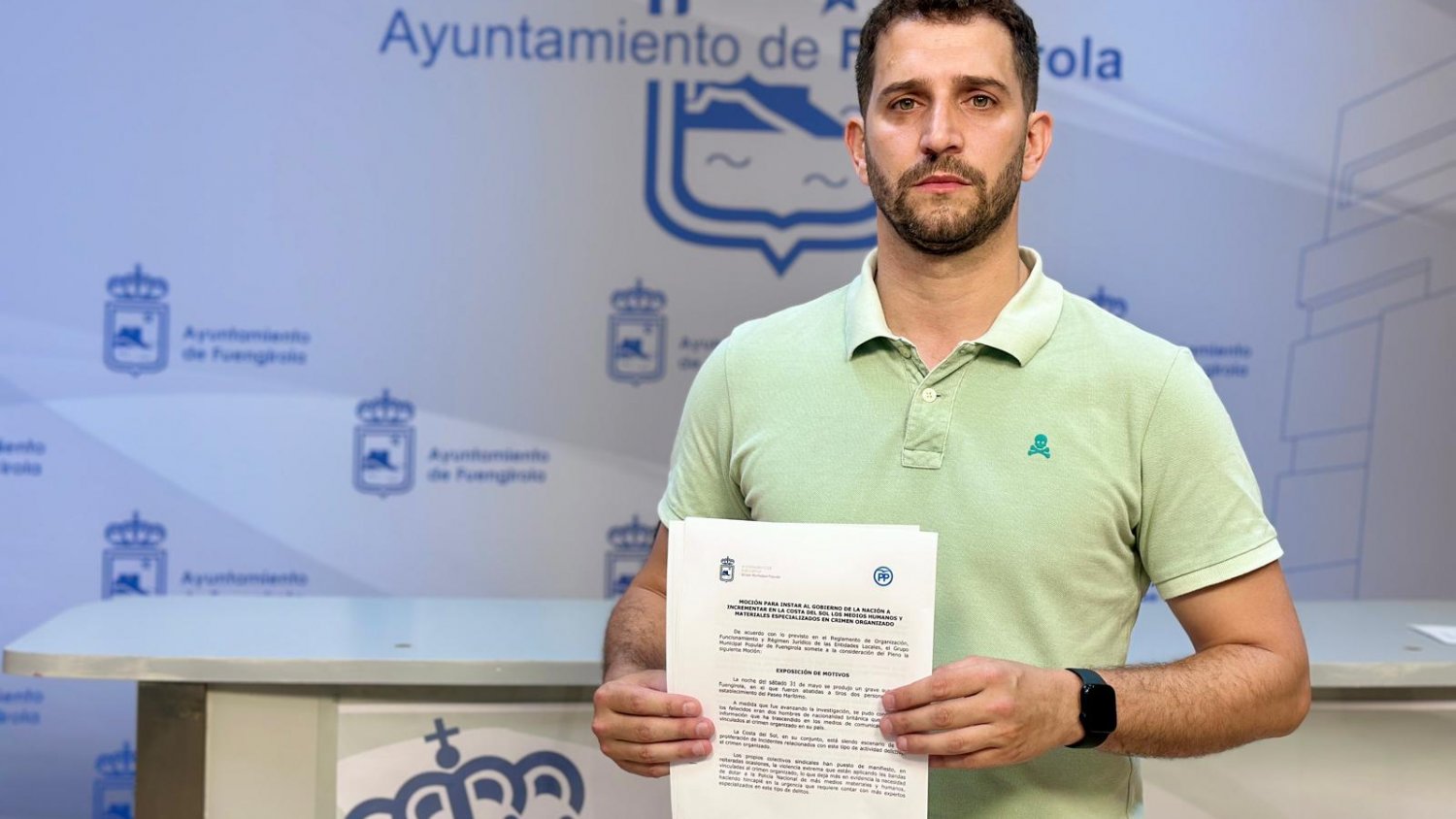 El PP de Fuengirola presenta una moción al Pleno del Ayuntamiento para exigir al Gobierno más medios para hacer frente al crimen organizado