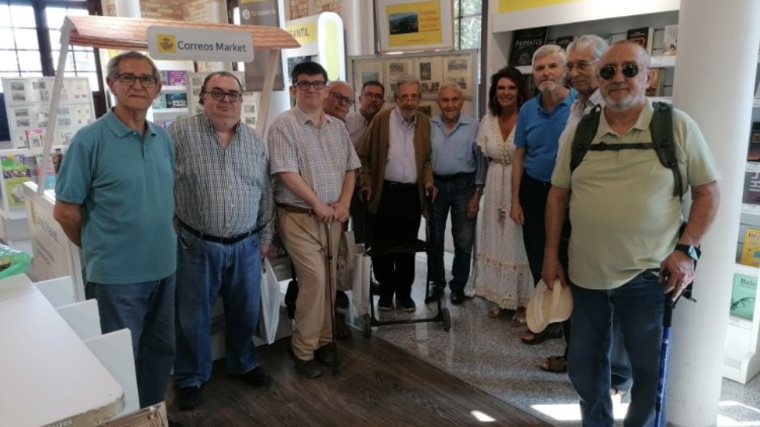 Correos acoge una exposición única de postales antiguas de Málaga organizada por el Círculo Filatélico y Numismático