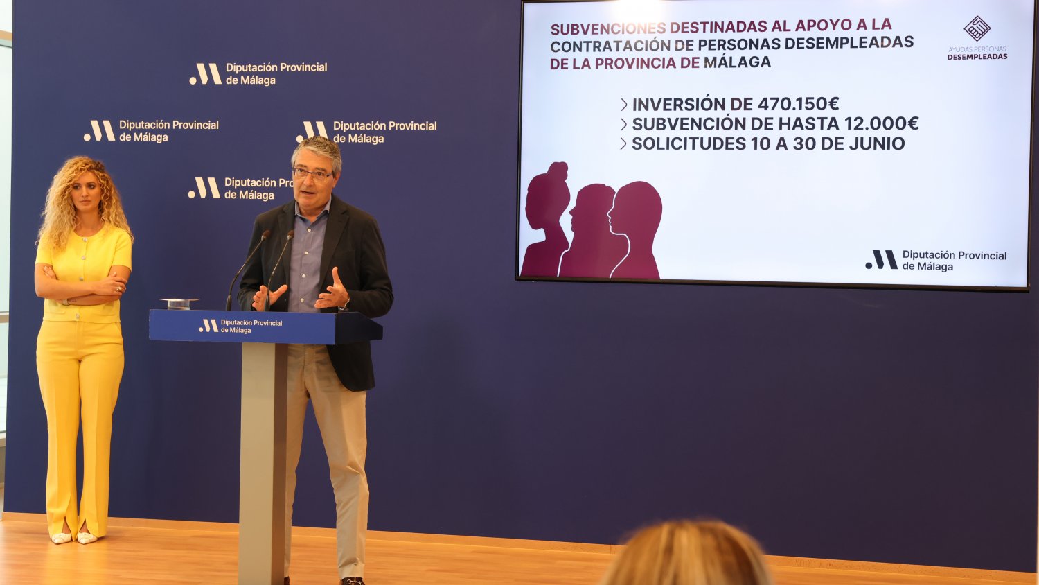 La Diputación apuesta por el fomento de la contratación de personas en paro con una línea de ayudas de 470.000 euros
