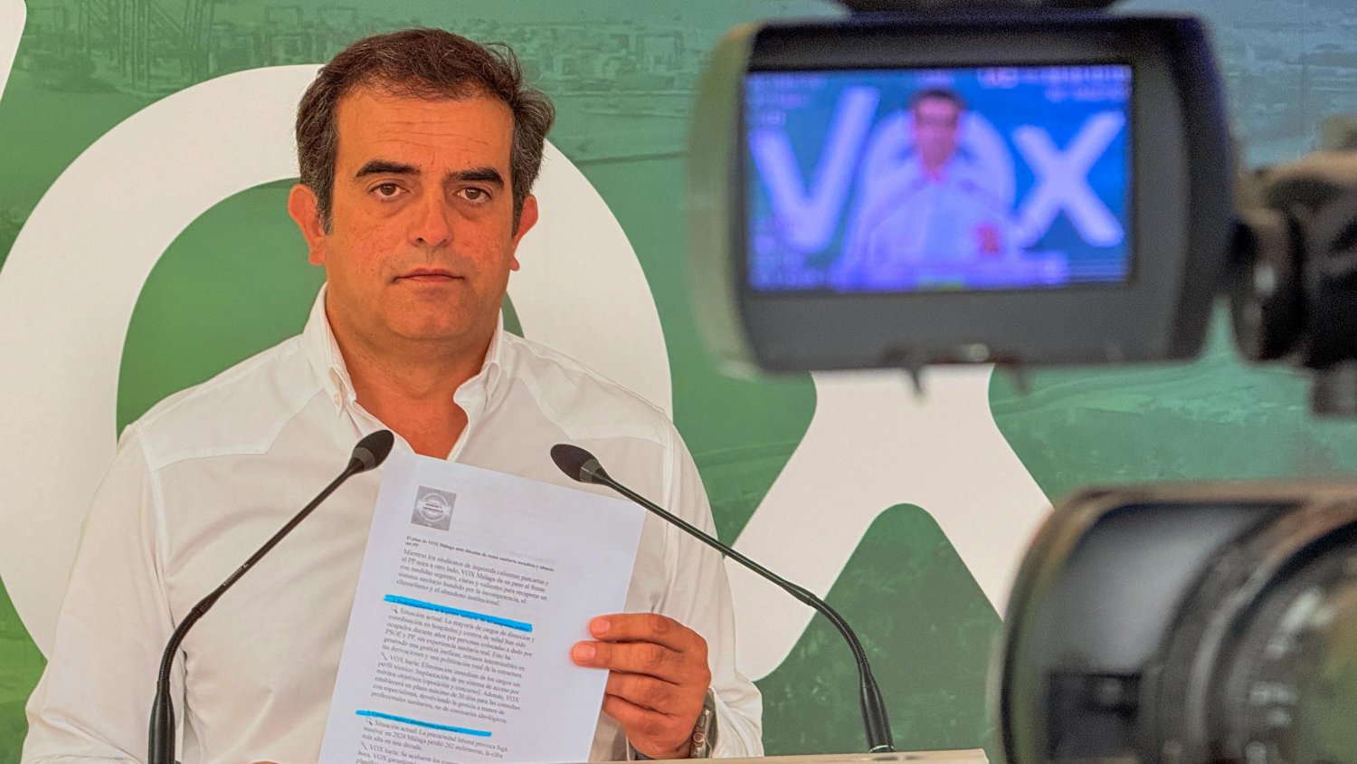 Vox presenta un plan de acción provincial con diez medidas para rescatar la sanidad malagueña del colapso estructural
