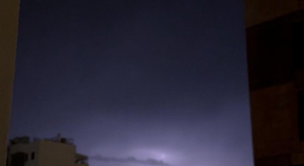 La tormenta de la noche del martes ha dejado en Málaga capital más de 1.242 rayos y más de veinte incidencias