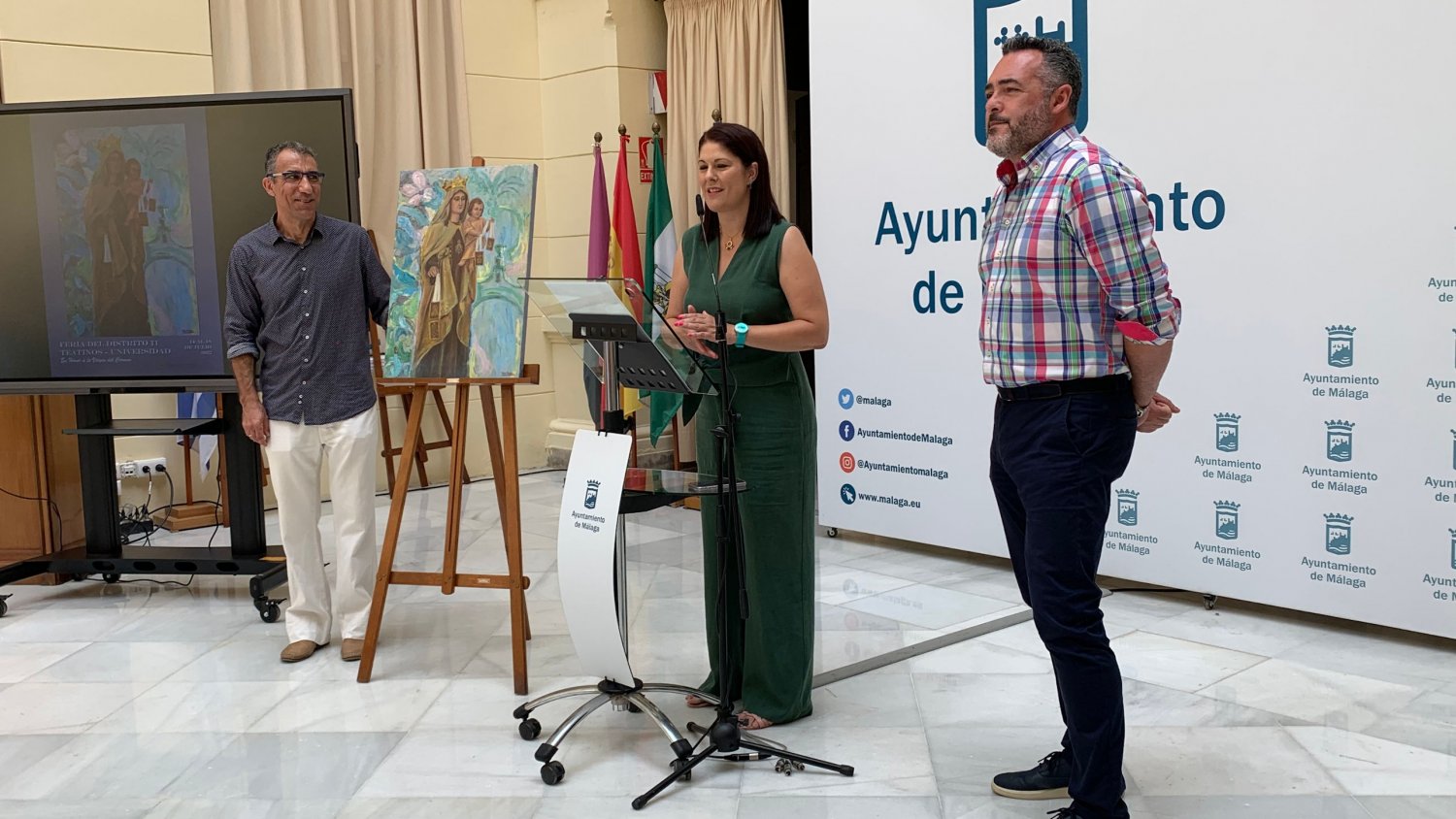 La Feria de Teatinos en honor de la Virgen del Carmen se celebra entre los días 14 y 17 de julio