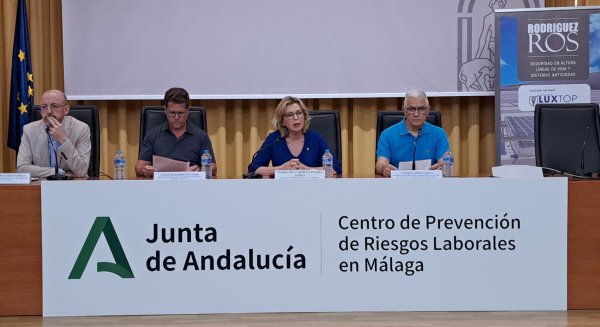  La Junta conciencia en Málaga sobre la importancia del uso de medidas de seguridad colectivas en los trabajos en altura
