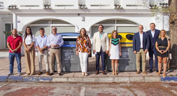 La Mancomunidad Costa del Sol distribuirá 600 nuevos contenedores de envases ligeros y papel-cartón