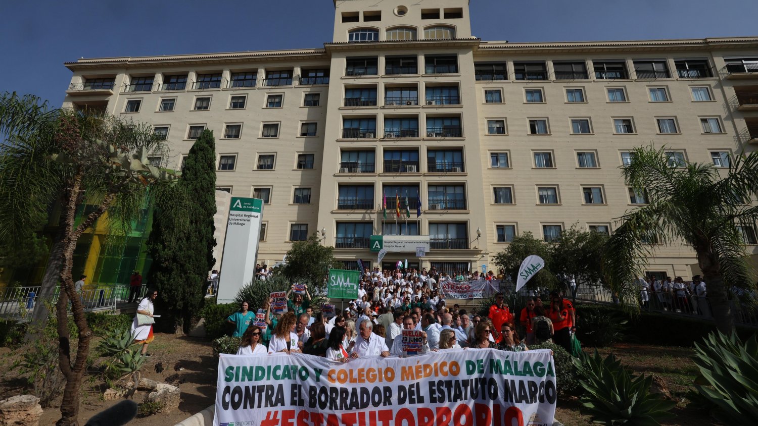 Un 95% de los médicos de Málaga secundan hoy la huelga nacional contra el borrador del Estatuto Marco 