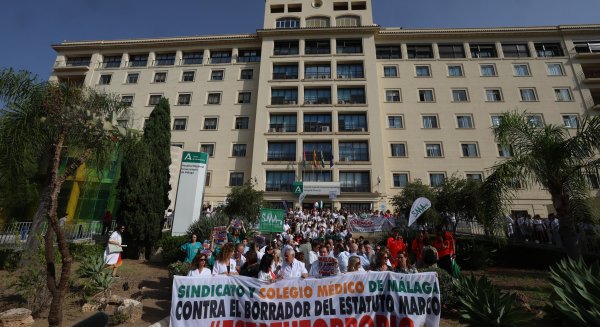 Un 95% de los médicos de Málaga secundan hoy la huelga nacional contra el borrador del Estatuto Marco 