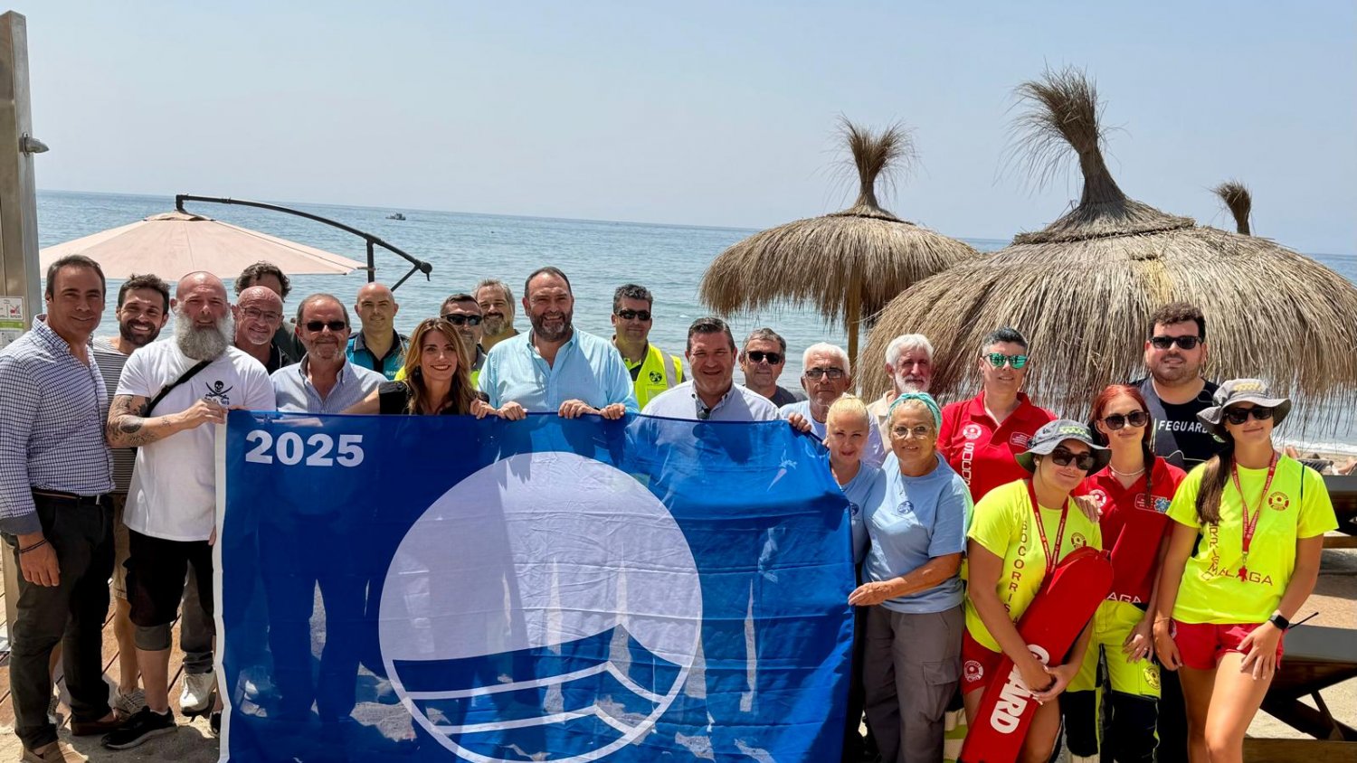 Mijas iza sus cinco banderas azules