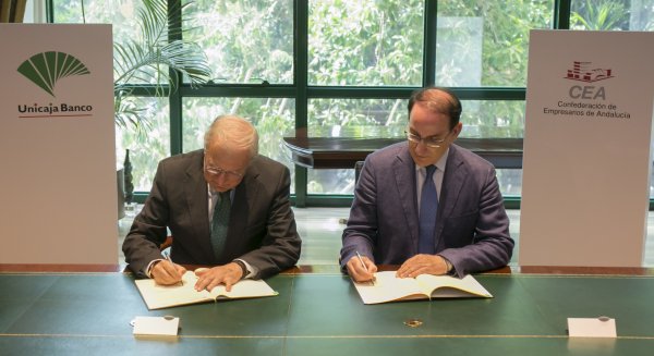 Unicaja Banco y CEA habilitan una línea de financiación de 1.000 millones para empresas andaluzas