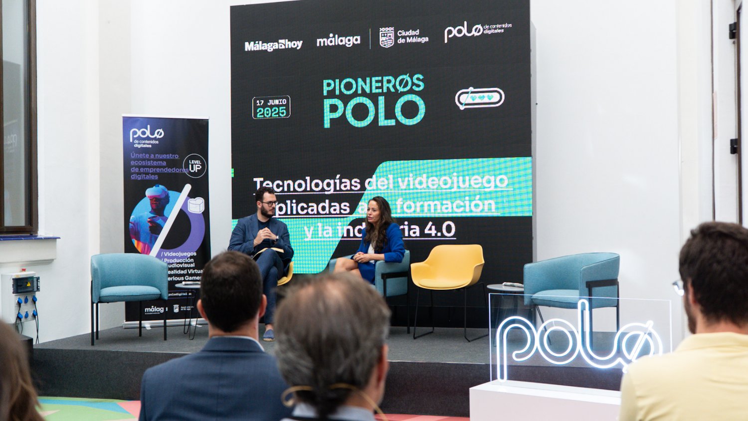 El evento 'Pioneros Polo' muestra en Málaga el impacto de las tecnologías del videojuego en la formación y la industria 4.0