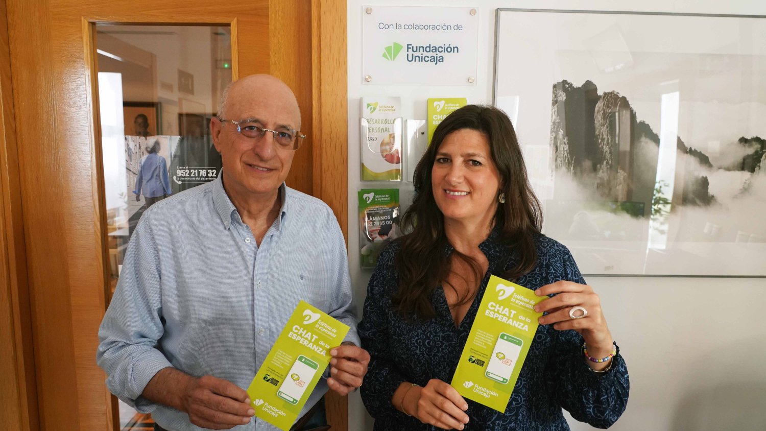 Fundación Unicaja respalda al Teléfono de la Esperanza de Málaga en su proyecto de apoyo emocional a jóvenes vulnerables