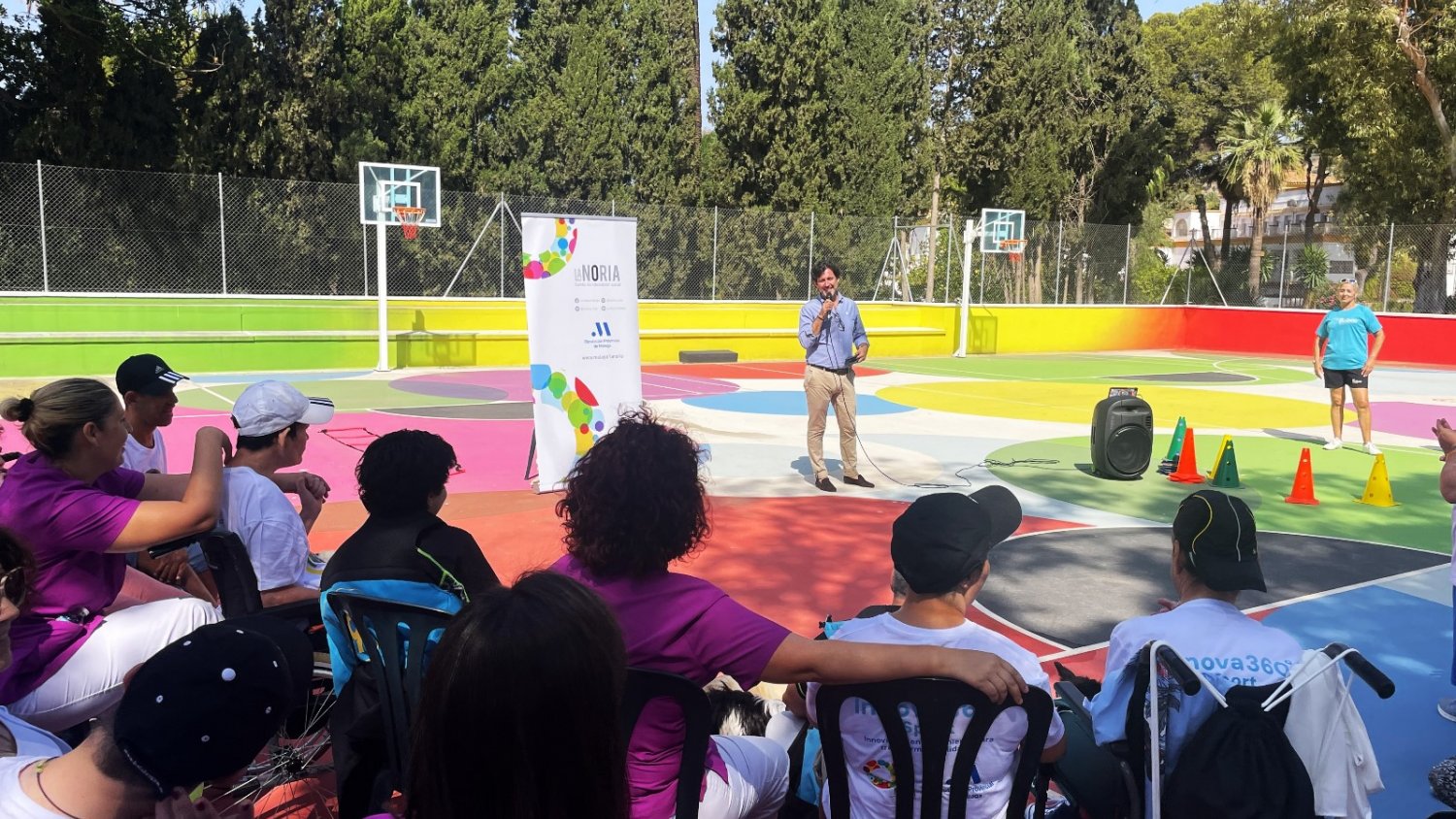 La Diputación crea un nuevo espacio deportivo en La Noria para las asociaciones de personas con diversidad funcional