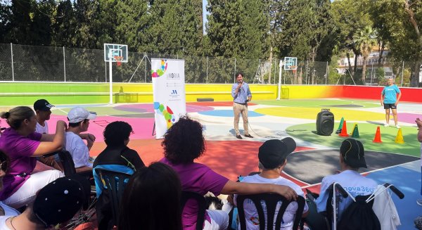 La Diputación crea un nuevo espacio deportivo en La Noria para las asociaciones de personas con diversidad funcional