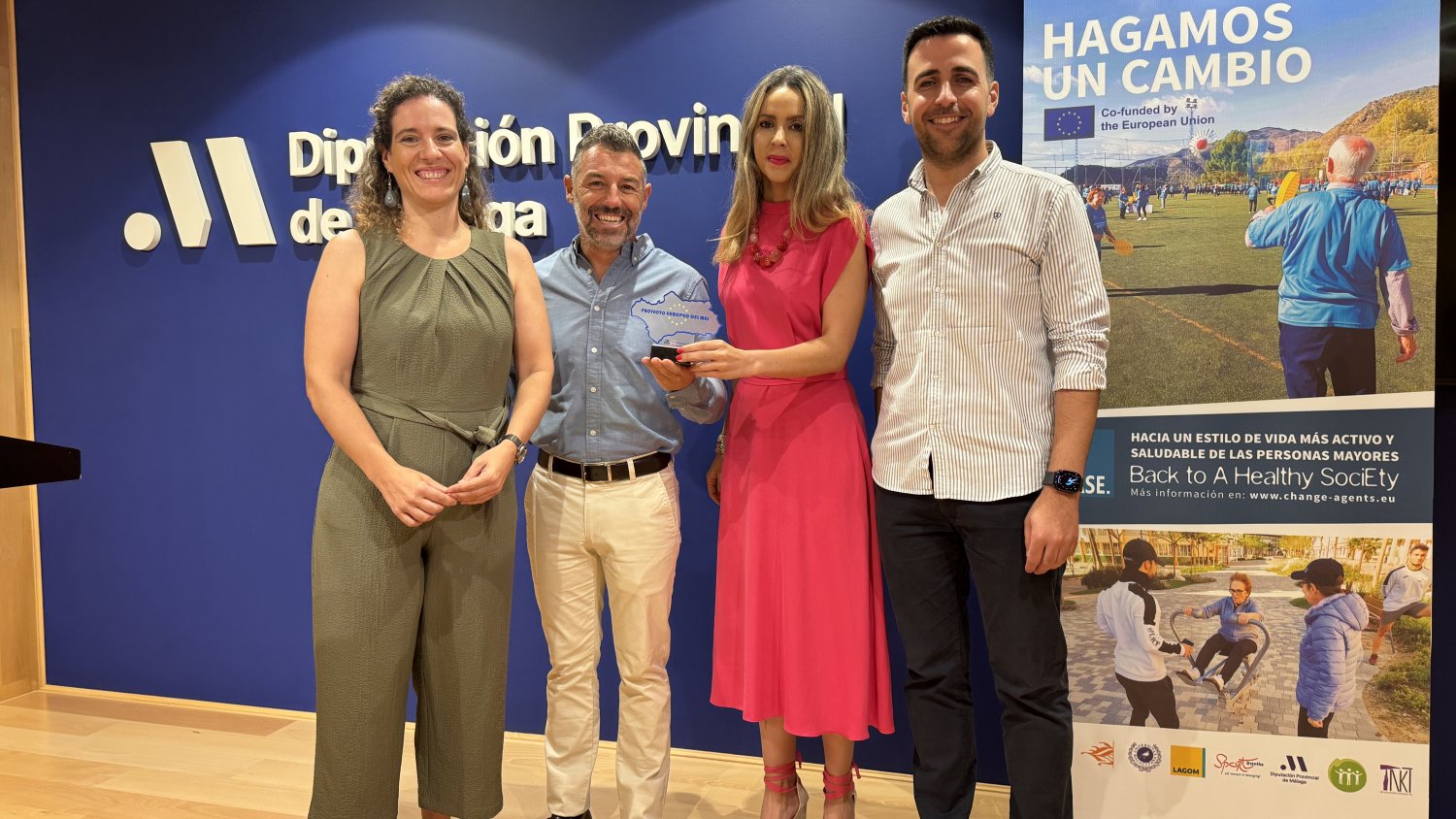Un proyecto de la Diputación y la UMA que promueve estilos de vida saludable en mayores, reconocido como 'Proyecto europeo del mes'
