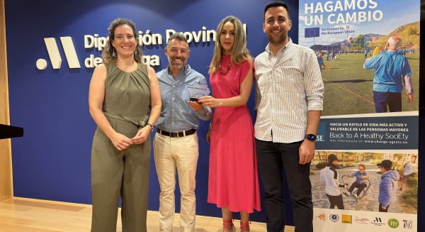 Un proyecto de la Diputación y la UMA que promueve estilos de vida saludable en mayores, reconocido como 'Proyecto europeo del mes'
