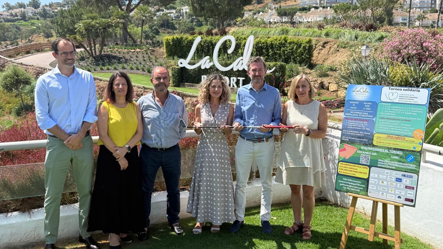 Mijas se vuelca con el torneo benéfico de golf en apoyo a la Asociación Española contra el Cáncer