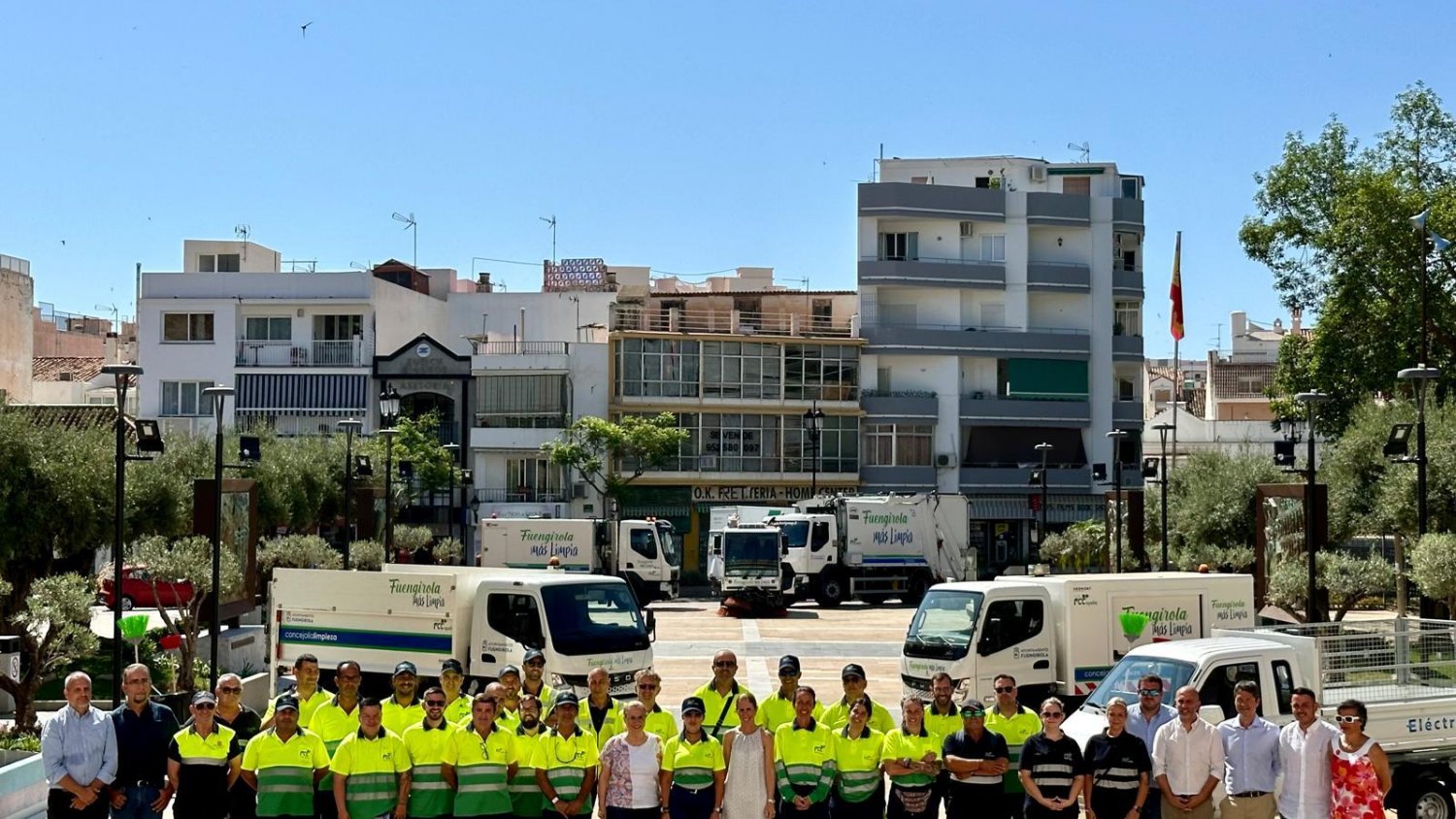 El Ayuntamiento de Fuengirola refuerza el servicio de limpieza durante la temporada de verano