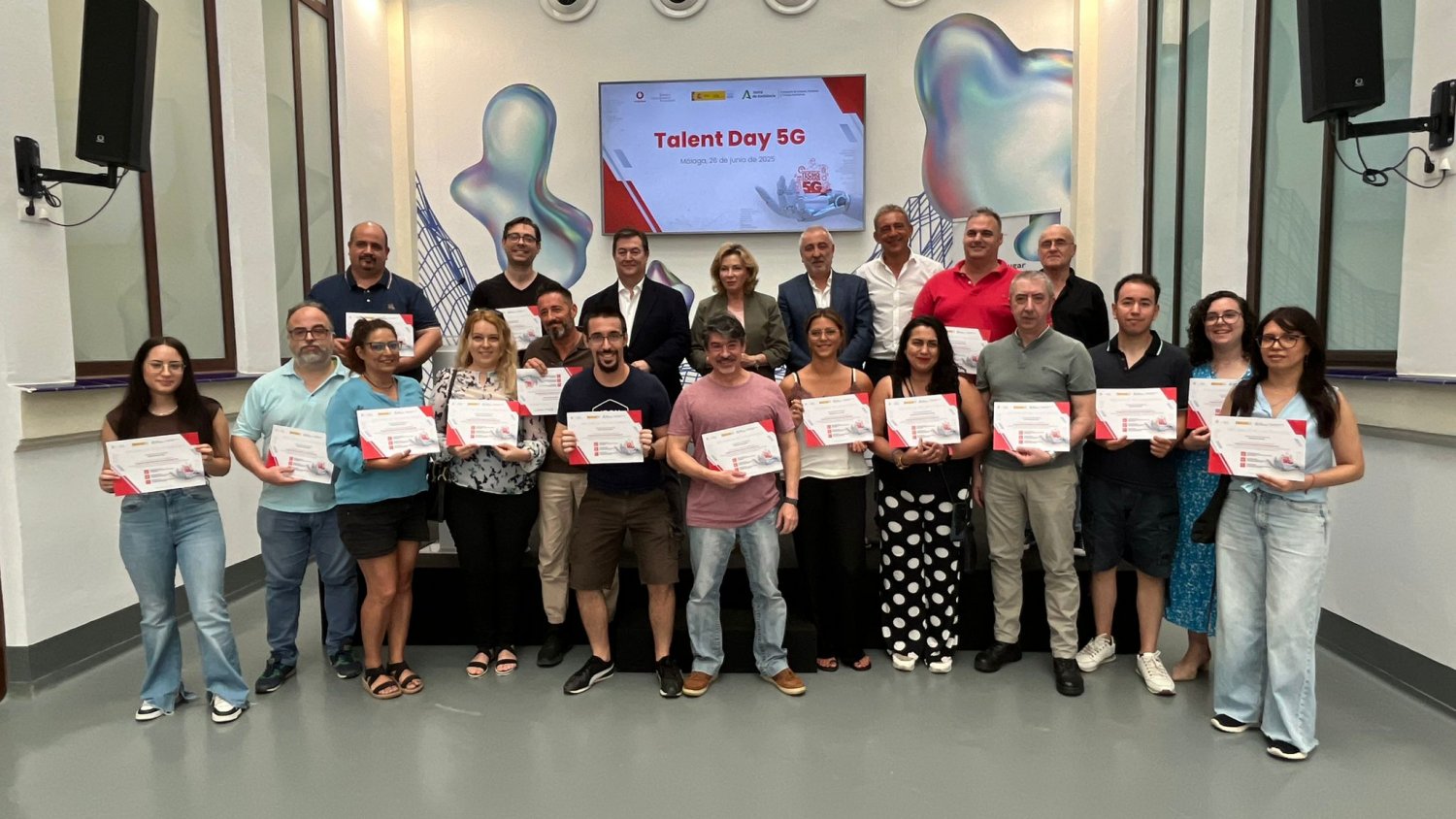 Más de 600 personas se han formado en 5G en Málaga gracias a un programa de la Junta en colaboración con Vodafone
