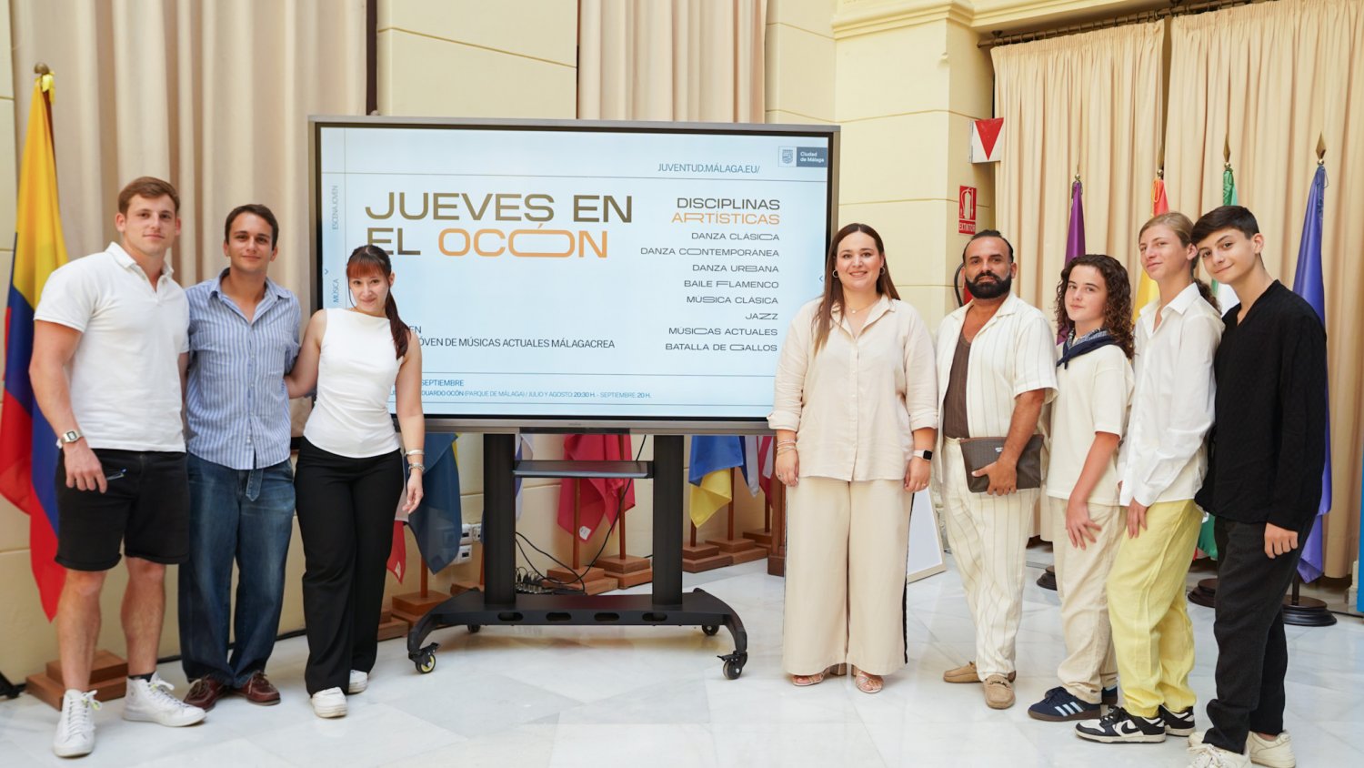 Eduardo Ocón acoge un total 16 actuaciones gratuitas este verano a través del 'Festijoven' y la final de la muestra de música del 'MálagaCrea' 
