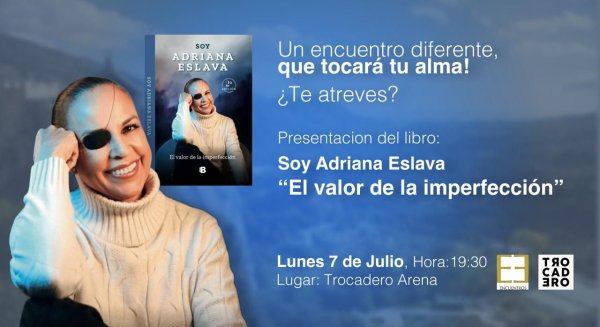 Adriana Eslava presenta en Marbella su libro de superación 'El valor de la imperfección'