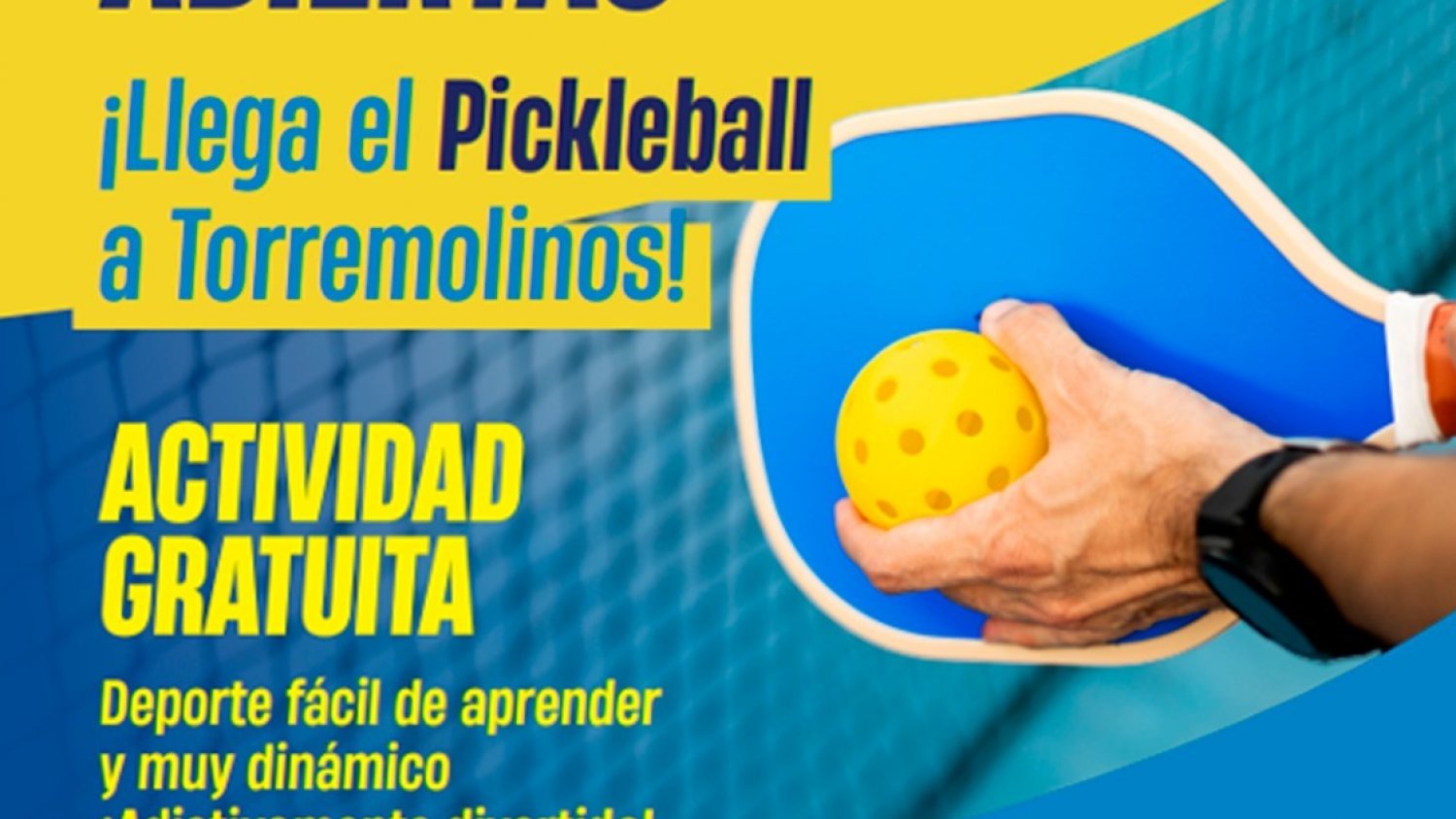 Torremolinos acoge este sábado una jornada de puertas abiertas de pickelball
