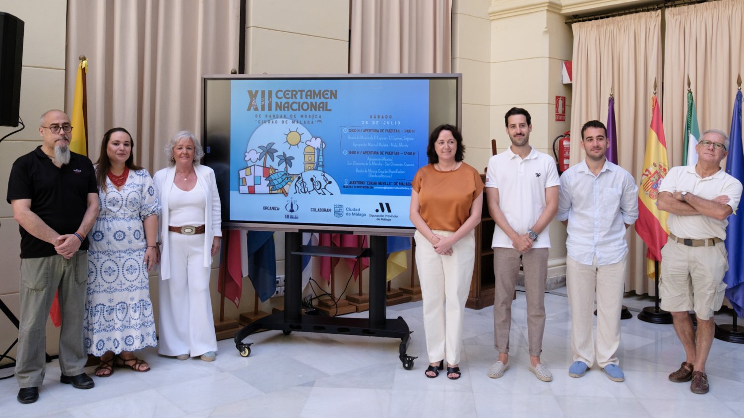El XII Certamen Nacional de Bandas de Música 'Ciudad de Málaga contará con la participación de bandas de Segovia, Murcia y Cuenca 
