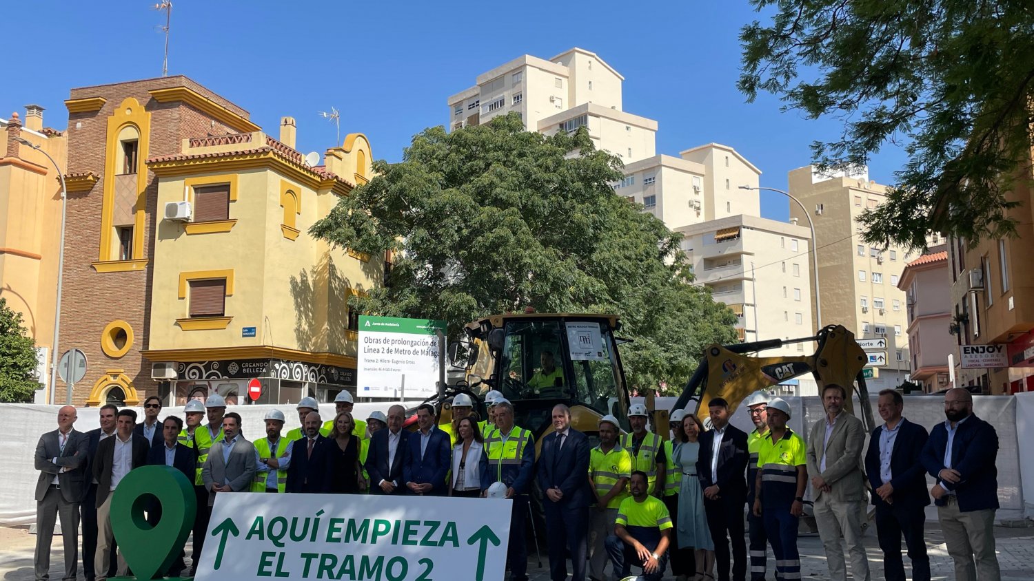 Moreno Bonilla anuncia el inicio total del segundo tramo de las obras del metro al Hospital Civil de Málaga