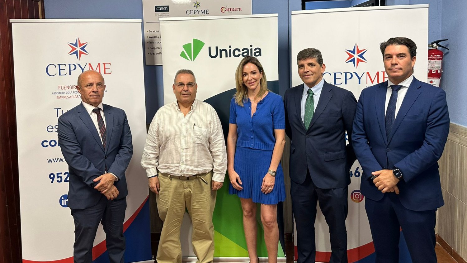 Unicaja firma un convenio con Cepyme para impulsar a las pequeñas y medianas empresas de Fuengirola y Mijas
