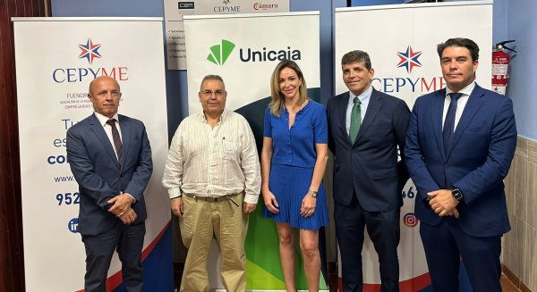 Unicaja firma un convenio con Cepyme para impulsar a las pequeñas y medianas empresas de Fuengirola y Mijas