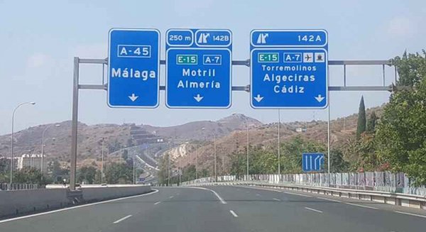 El Ministerio de Transportes formaliza el estudio para la mejora de la A-7 entre Torremolinos y Torreguadiaro