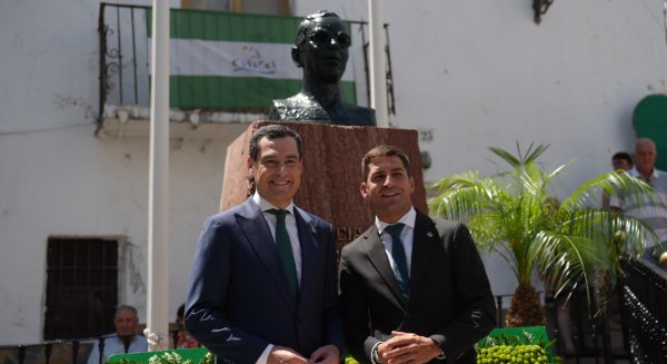 Moreno Bonilla reivindica en Casares el legado de Blas Infante como motor de una Andalucía “sin complejos y con ambición”