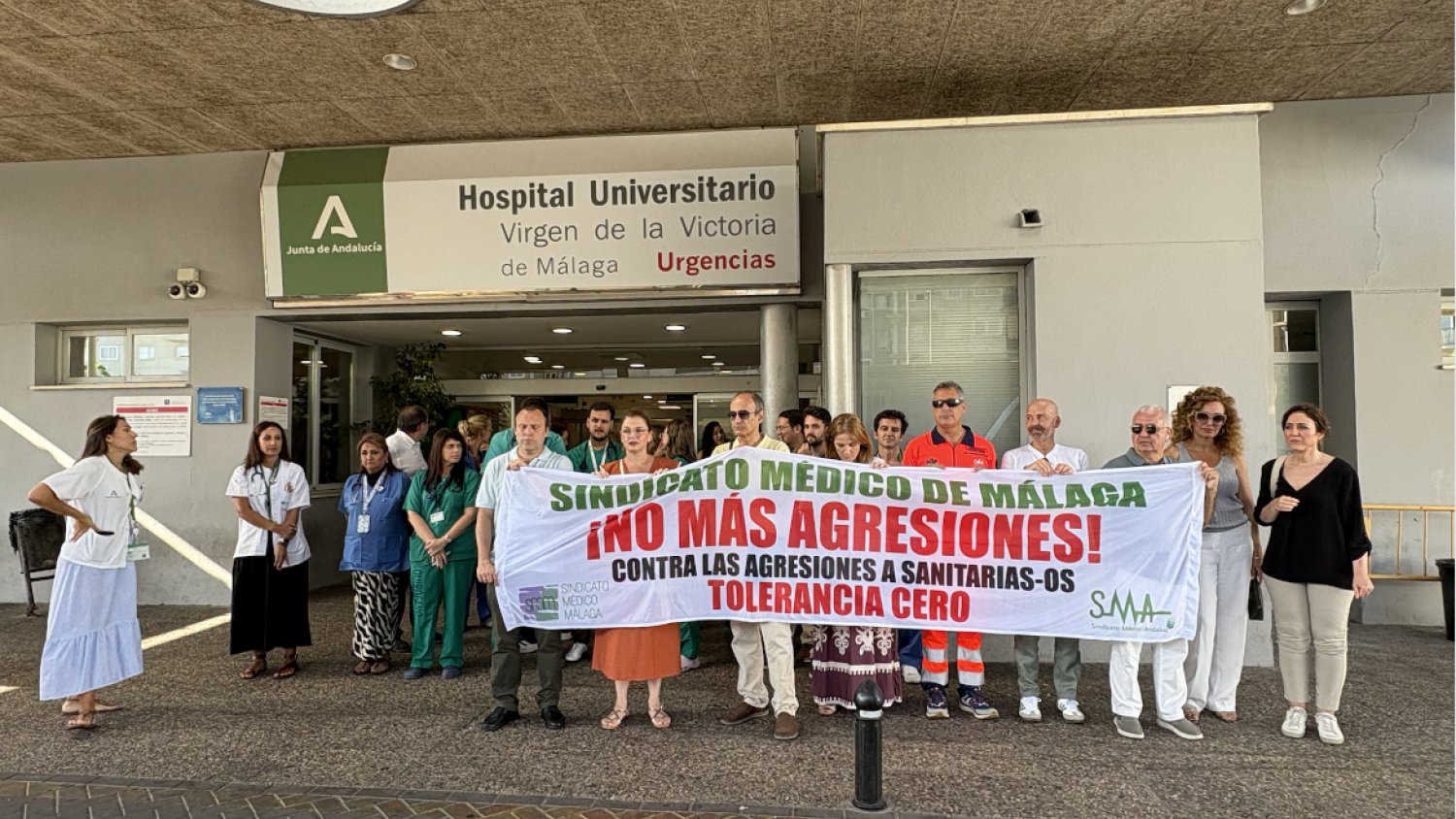 Nueva agresión verbal a una médica de Urgencias en el Hospital Virgen de la Victoria en Málaga