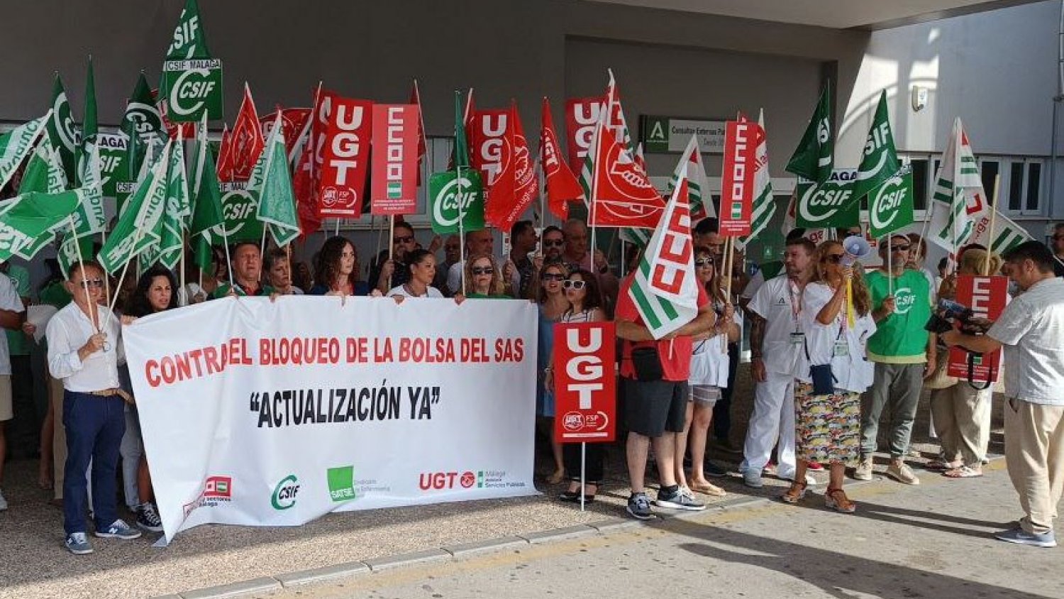 Los sindicatos se movilizan ante el colapso de la Bolsa de empleo del SAS